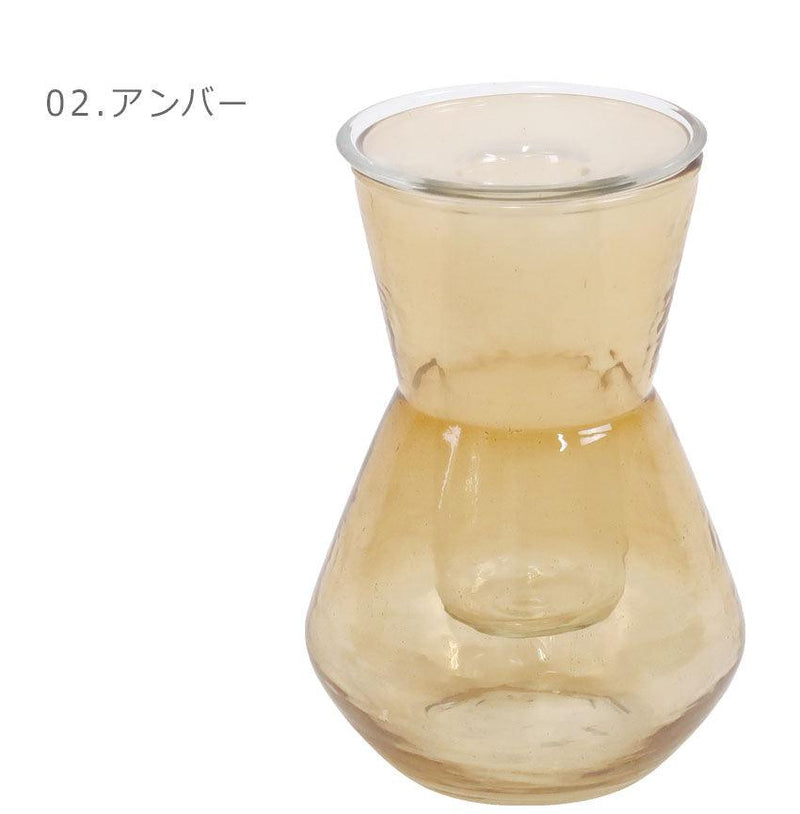 シナリー アロマベース クラシオン S 花瓶 クリア 透明 ブルー 青 3カラー