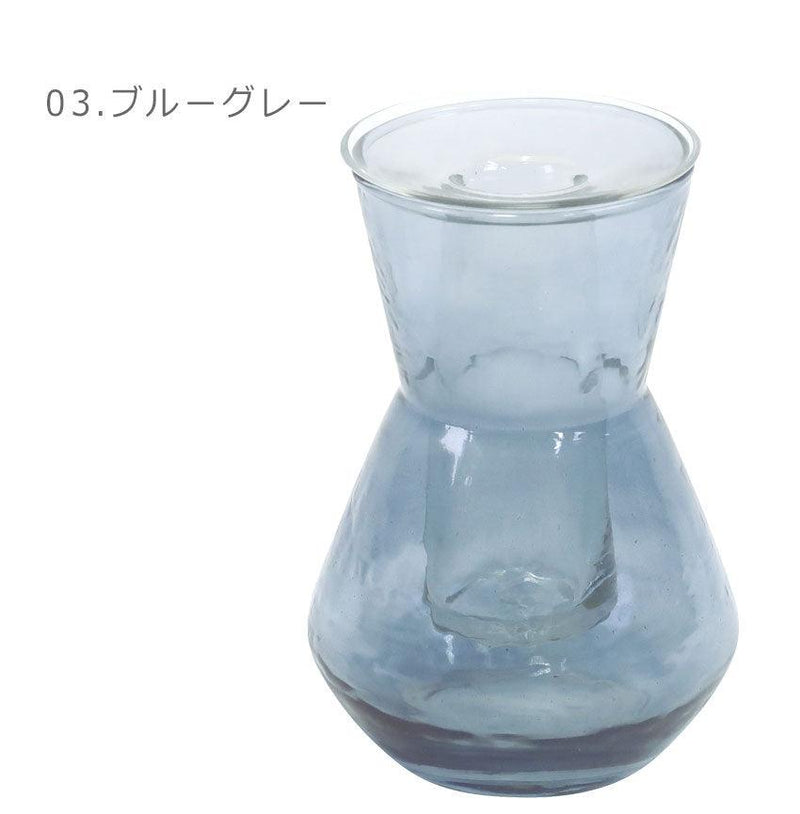 シナリー アロマベース クラシオン S 花瓶 クリア 透明 ブルー 青 3カラー