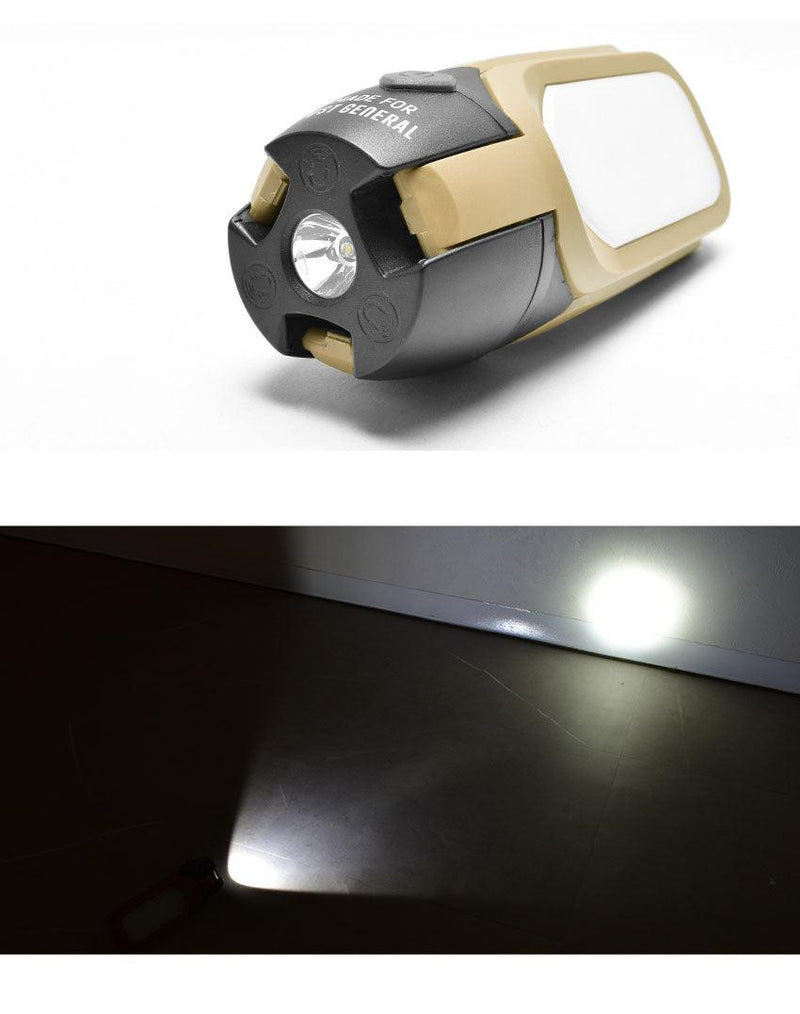 トリ パネル ソーラーチャージド LEDライト ライト ブラック 黒 ベージュ グリーン カーキ 3カラー