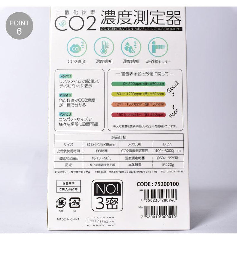 CO2マネージャー 雑貨 シルバー 1カラー