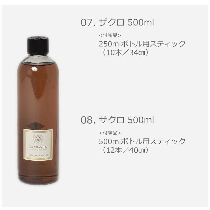 リフィル 500ml アロマディフューザー オレンジ ジンジャー ライム ザクロ バニラ 14カラー