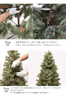 北欧風クリスマスツリー120cm クリスマスツリー グリーン 緑 1カラー