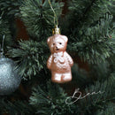 クリスマスツリー オーナメントベアー 8cm 3個 セット クリスマスツリー オーナメント ゴールド 金 シルバー 銀 1カラー