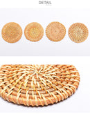 ラウンドラタン コースター4Pセット コースター 1カラー