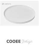 サークルトレー 300×20mm HI-012 トレイ ブラック 黒 ホワイト 白 7カラー