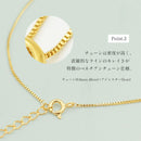 ネックレス CF-3425 アクセサリー ゴールド シルバー ピンクゴールド 3カラー