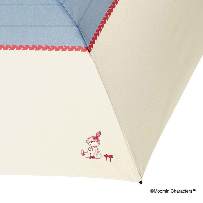 軽量折りたたみ傘 50cm MOOMIN 傘 ピンク ブルー 青 2カラー