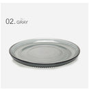 カステヘルミ プレート 26cm 皿 クリア グレー 3カラー