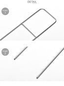 ピコグリル用スピット398 串 シルバー 1カラー