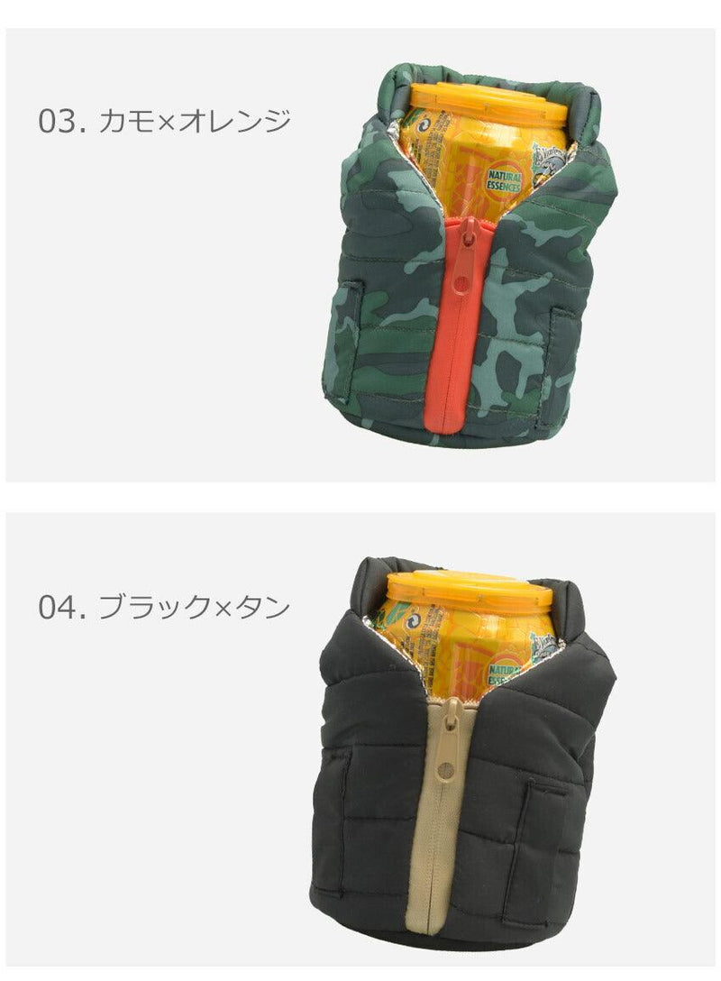 BEVERAGE VEST ドリンクホルダー ブラック 黒 レッド 赤 ブルー 青 ネイビー グリーン 緑 5カラー