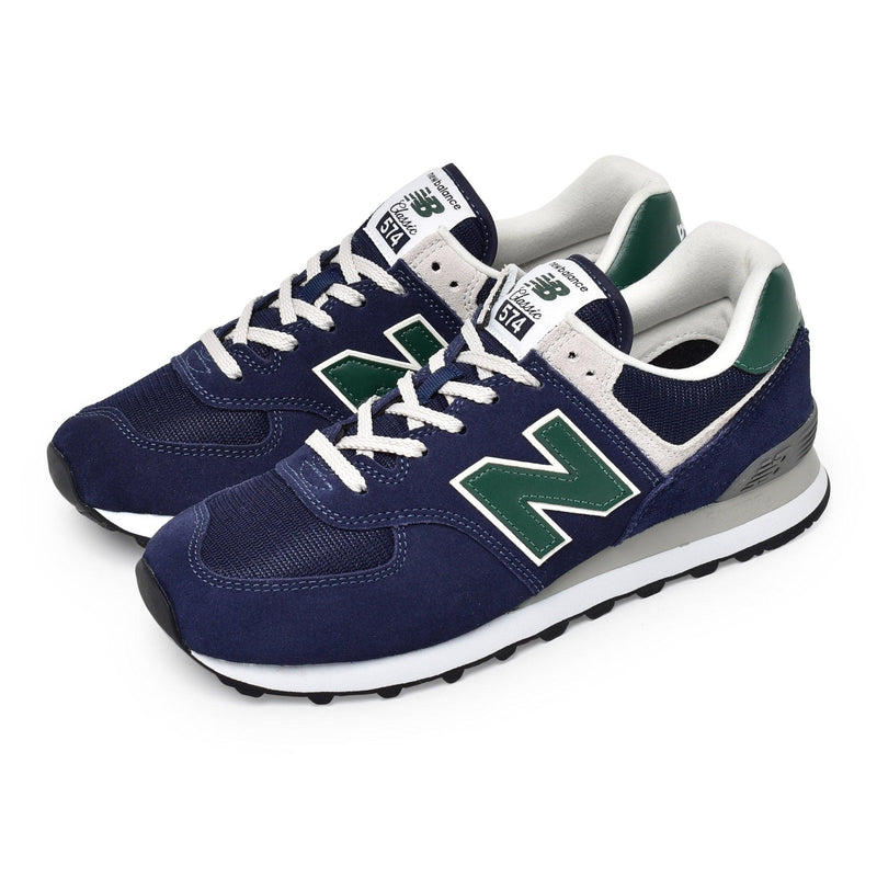 NEW BALANCE ニューバランス スニーカー シューズ ラグビーパック ML574RUG キャンバス グリーン ネイビー ホワイト 良品 35189