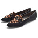 アニマルバイカラー ペニーパンプス TO-332 フラットパンプス ブラック 黒 ブラウン 5カラー