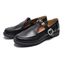 Tストラップローファー TO-373 ローファー ブラック 黒 ホワイト 白 3カラー