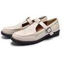 Tストラップローファー TO-373 ローファー ブラック 黒 ホワイト 白 3カラー