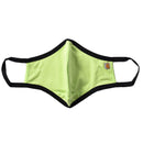 コットンブレンドイヤーループフェイスマスク3パック 105160 マスク ブラック 黒 グレー ブラウン 茶 グリーン 緑 4カラー