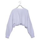 クロップジャカードミネラルウォッシュプルオーバー KT11331 長袖Tシャツ ブラック 黒 ホワイト 白 ピンク 3カラー