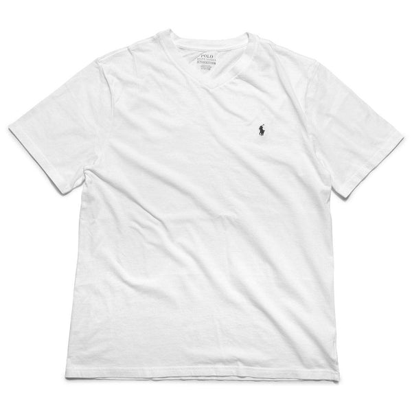ワンポイント Vネック 半袖Tシャツ 半袖Tシャツ ブラック 黒 ホワイト 白 ネイビー 紺 グレー 4カラー