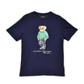 ビーチベア グラフィック Tシャツ 323-865681 半袖Tシャツ ネイビー 紺 ブルー 青 2カラー
