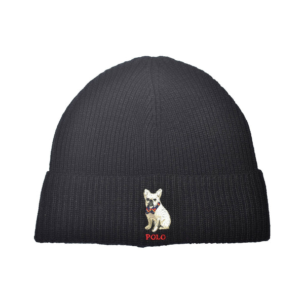EMBROIDERED FRENCHIE BEANIE PC0917 ニット帽 1カラー