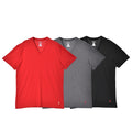 クラシックフィット VネックTシャツ RCVNP3 半袖Tシャツ ブラック 黒 ホワイト 白 レッド 赤 グレー 4カラー