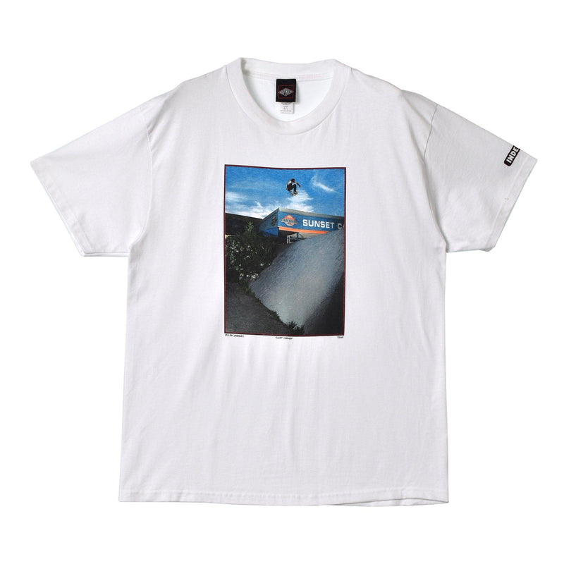 SUNSET CARWASH S/S 44155439 半袖Tシャツ ブラック 黒 ホワイト 白 2カラー