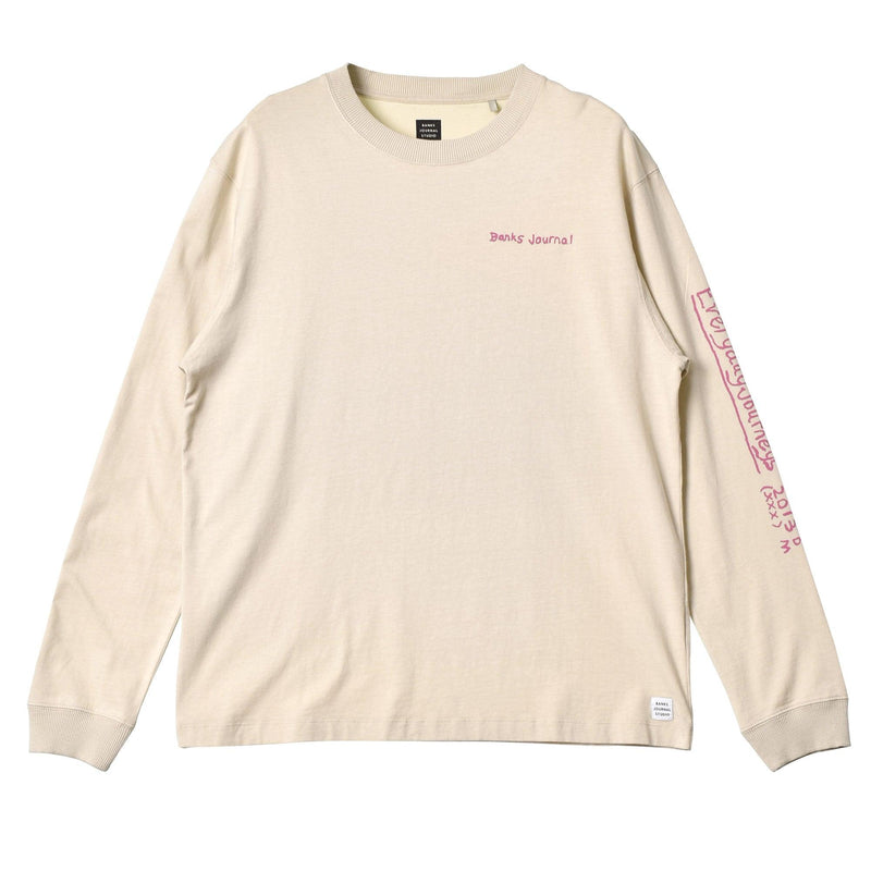 ダーシーマックレー ロングスリーブTシャツ WLTS0074 長袖Tシャツ ベージュ ブラック 黒 2カラー