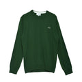 オーガニックコットン クルーネック セーター AH1985-00 セーター ブラック 黒 グリーン 緑 ネイビー 3カラー
