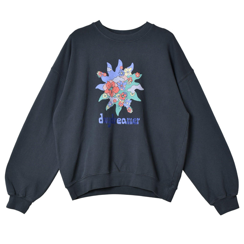 FLOWER LOGO BOY FRIEND CREW S560G4311 スウェット ブラック 黒 1カラー