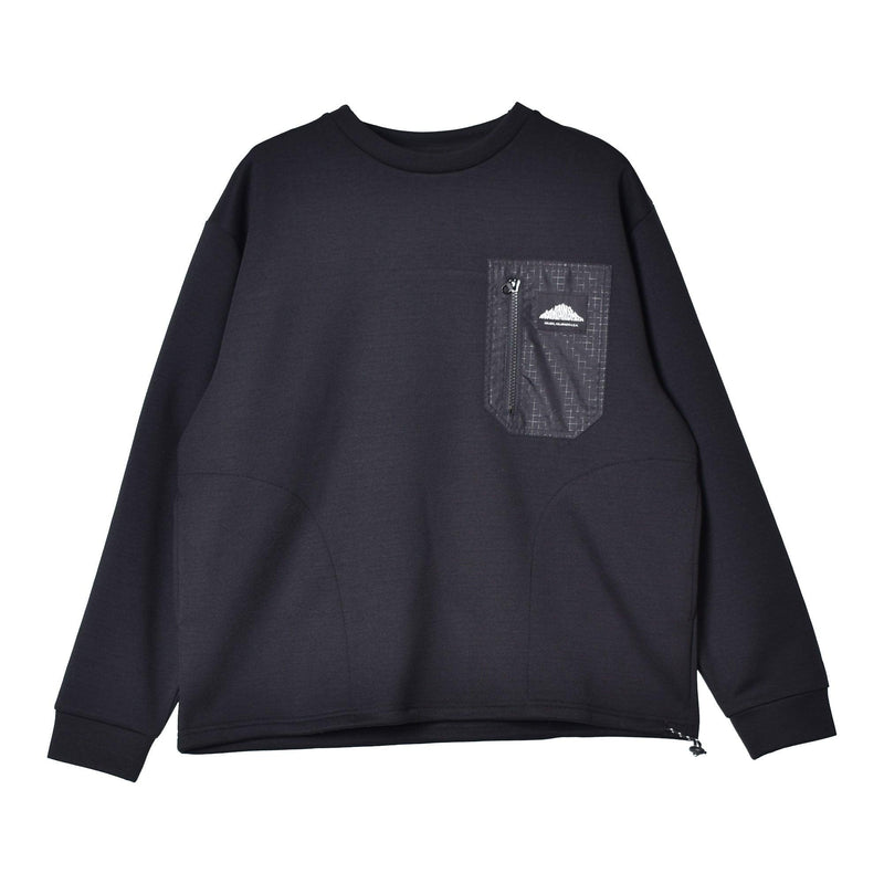 ロングスリーブTシャツ MS0-000-212011 長袖Tシャツ ブラック 黒 カーキ ベージュ 3カラー