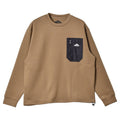 ロングスリーブTシャツ MS0-000-212011 長袖Tシャツ ブラック 黒 カーキ ベージュ 3カラー