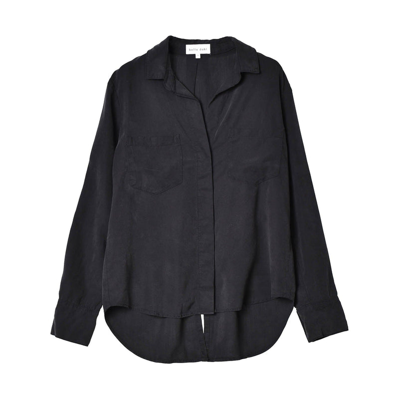 SPL BACK BUTTON SHIRT B2631654303 長袖シャツ ブラック 黒 ホワイト 白 レッド 赤 カーキ 5カラー