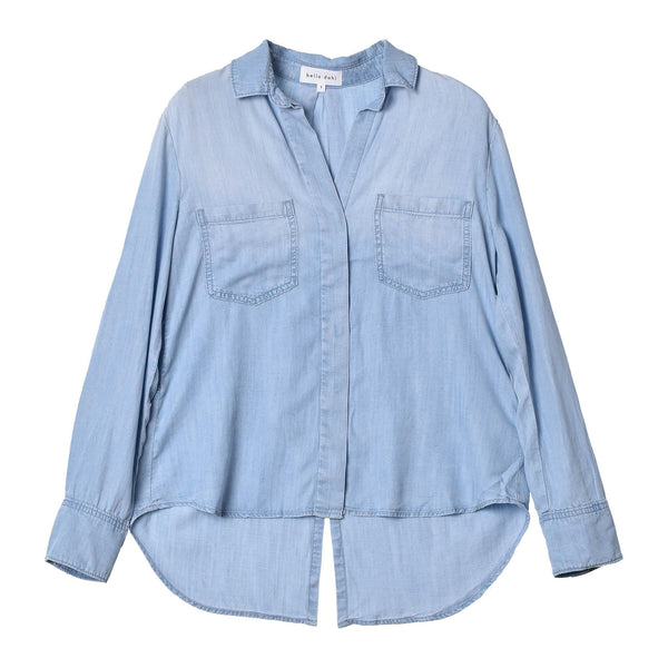 SPL BACK BUTTON SHIRT B2631549127 長袖シャツ ブルー ネイビー 1カラー