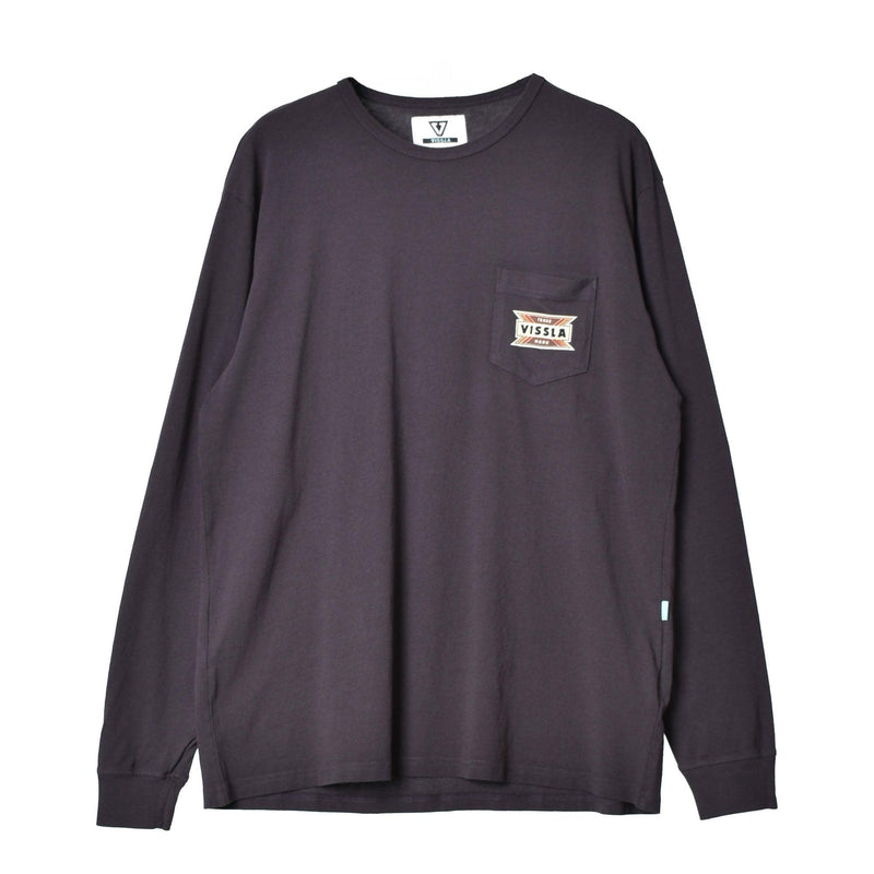 DISCO L/S PKT TEE M483UDIS 長袖Tシャツ ブラック 黒 イエロー 2カラー