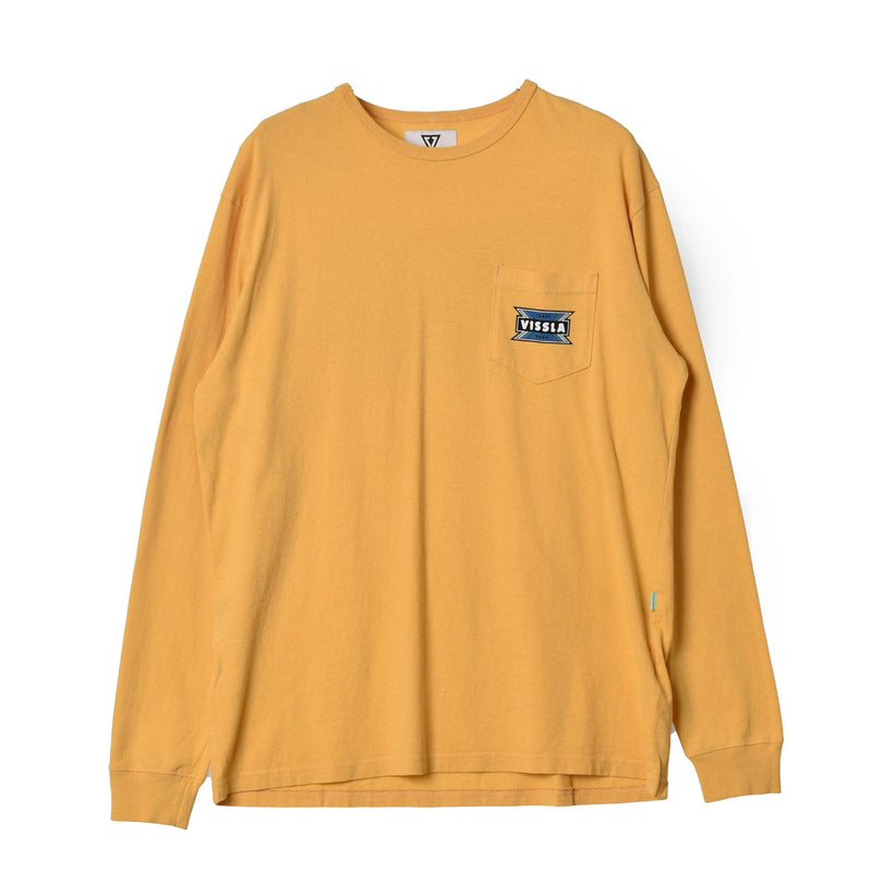 DISCO L/S PKT TEE M483UDIS 長袖Tシャツ ブラック 黒 イエロー 2カラー