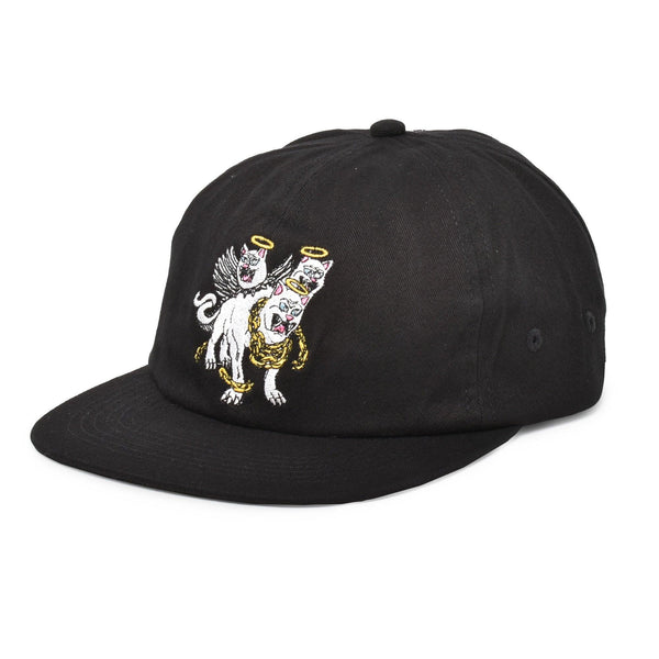 3 HEADS STRAPBACK RND9132 帽子 ブラック 黒 1カラー