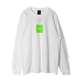 エッセンシャル ボックスロゴ ロングスリーブ Tシャツ TS01665 長袖Tシャツ ブラック 黒 ホワイト 白 2カラー