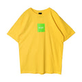 エッセンシャル ボックスロゴ ショートスリーブ Tシャツ TS01666 半袖Tシャツ ブラック 黒 ホワイト 白 イエロー 黄 3カラー