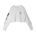 WHEELIE L/S CROP TEE WTS0057 長袖Tシャツ ホワイト 白 グリーン 緑 カーキ 2カラー