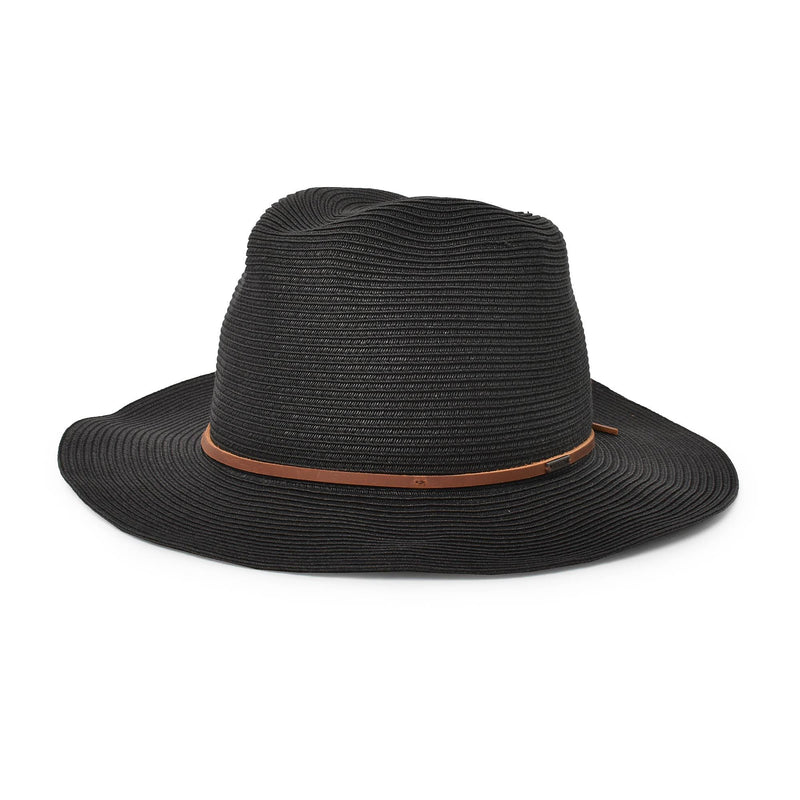 WESLEY STRAW PACKBLE FEDORA 10823 帽子 ブラック 黒 1カラー