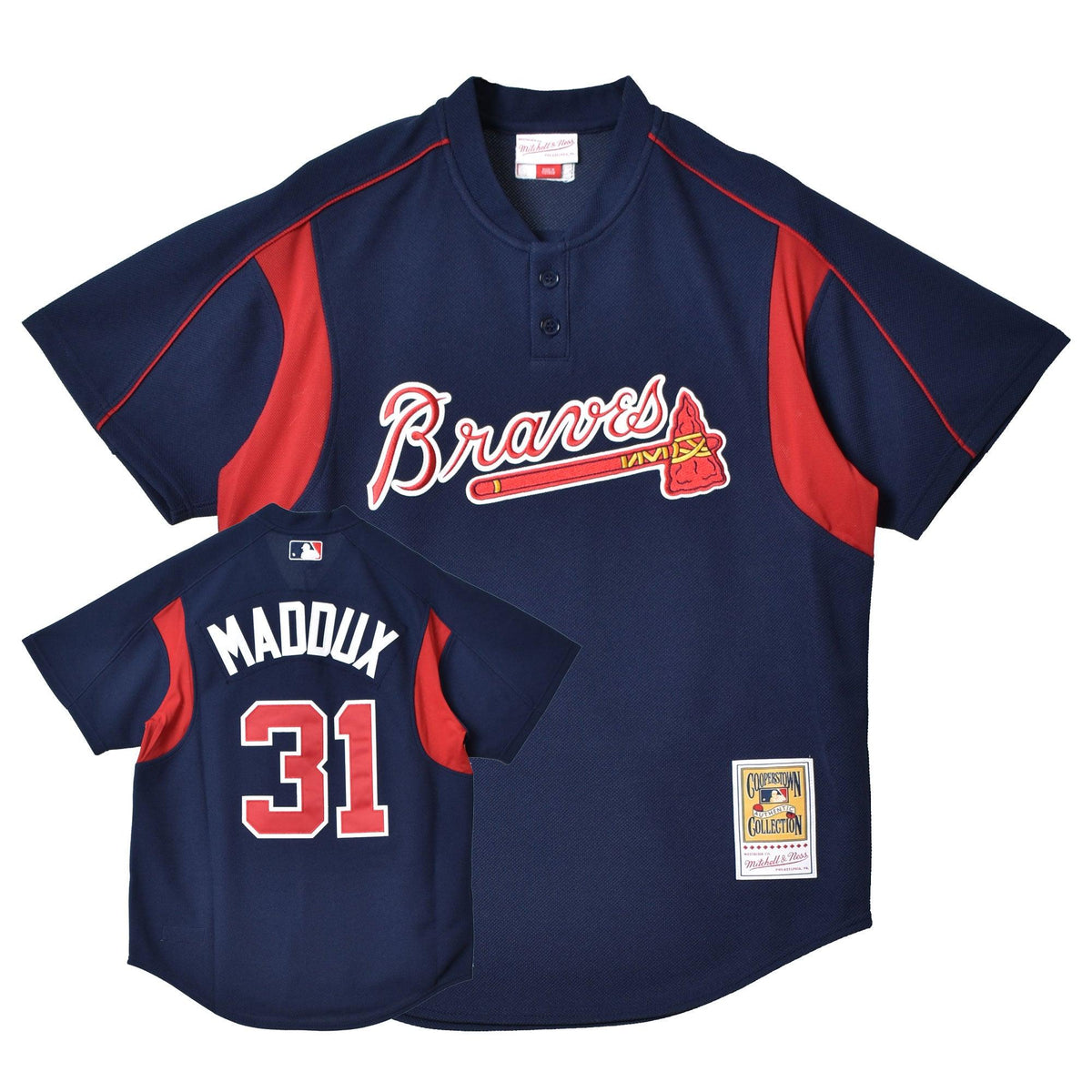 10A B18 マダックス　ブレーブス　オーセンティック ユニフォーム　40 10A B18 マダックス ブレーブス オーセンティック ユニフォーム