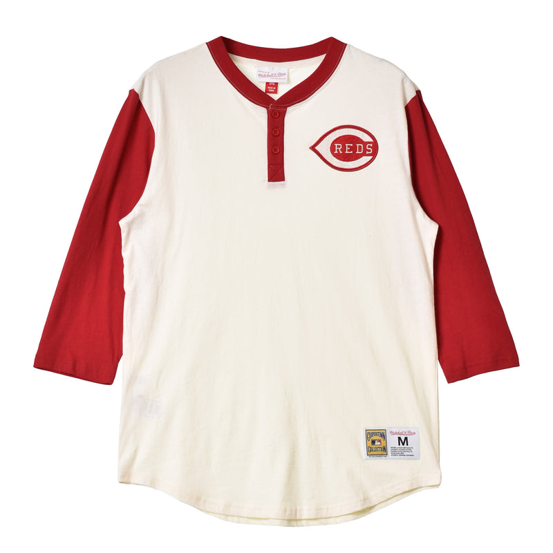 シンシナティ・レッズ MLB アイコン ヘンリーシャツ THNL3210-CREYYPPPCREA ヘンリーシャツ