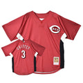 MLB KEN GRIFFEY JR CINCINNATI REDS 2007 BP JERSEY ABPJ3338-CRE07KGJSCAR ユニフォーム レッド 赤 ホワイト 白 1カラー