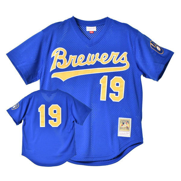 MLB AUTHENTIC ROBIN YOUNT MILWAUKEE BREWERS 1991 JERSEY ABPJ3011-MBR91RYOROYA ユニフォーム グリーン イエロー 1カラー