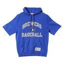 MLB ミルウォーキー・ブルワーズ ショート スリーブ フリース フード FPHD3398-MBRYYPPP トップス 1カラー
