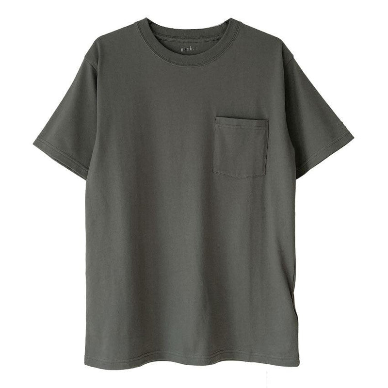 半袖ポケットTシャツ 0024 半袖Tシャツ ホワイト 白 ブラウン グリーン レッド 5カラー