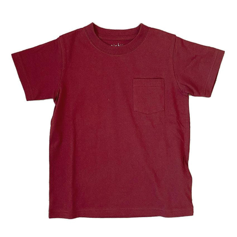 半袖ポケットTシャツ 0024K Tシャツ ホワイト 白 グリーン レッド ブラウン 5カラー