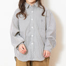 長袖シャツ 0034K ストライプシャツ 3カラー 当日出荷