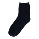編み柄ショートソックス GSX8560 靴下 ブラック 黒 ネイビー 紺 8カラー