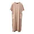 UVカット スリット ワンピース PATHWAY DRESS RDR221816 ワンピース ブラック 黒 ブラウン カーキ 3カラー