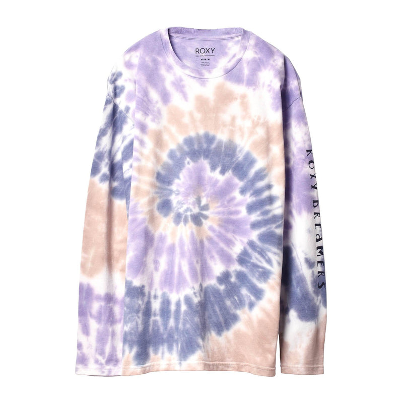 SUNSET DREAMERS L/S ルーズフィット 長袖Tシャツ RLT221092 長袖Tシャツ ブラック ホワイト イエロー ダイダイ 4カラー